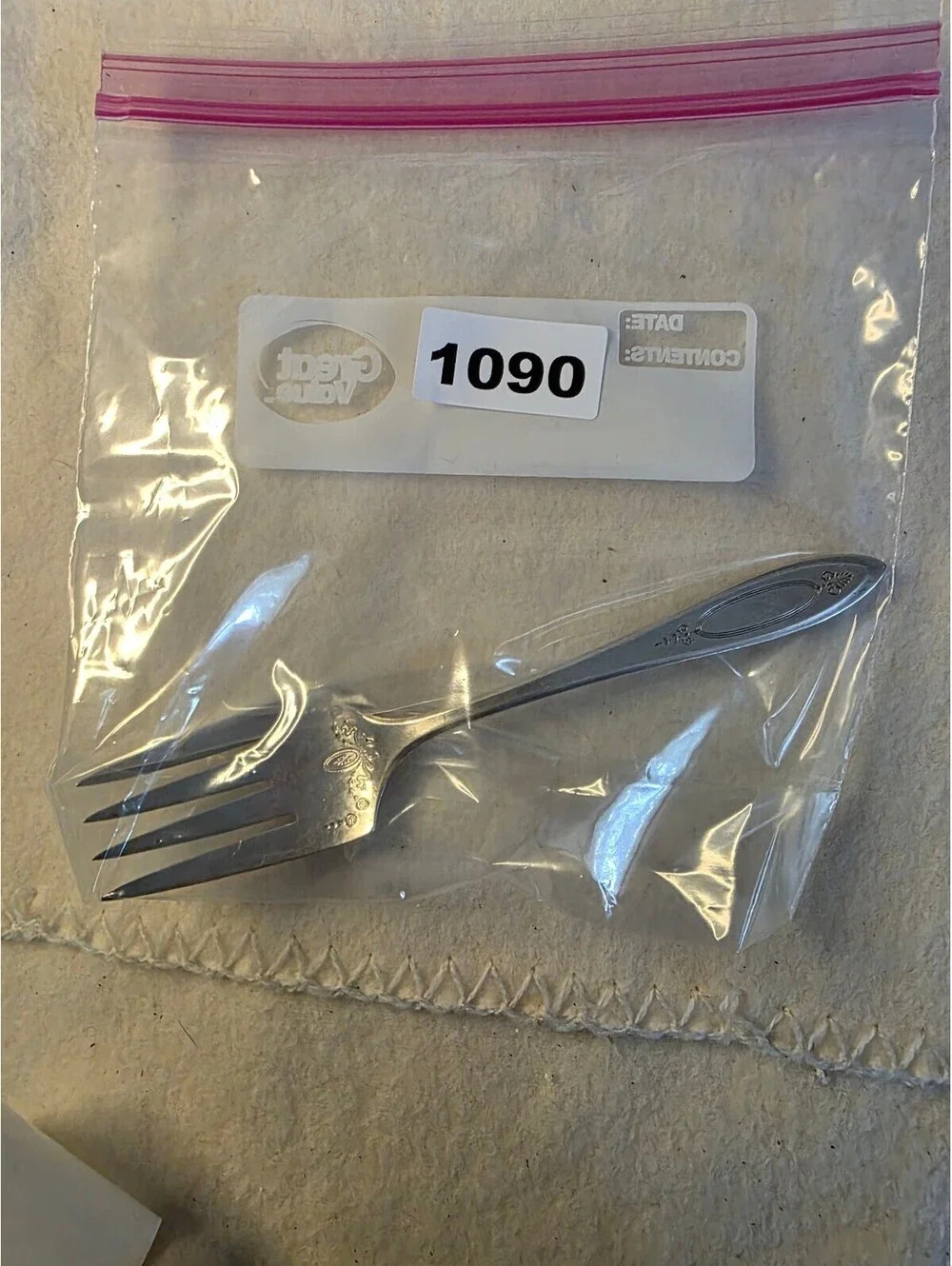 Oneida Community Plate Adam 1917 Silverplate Luncheon Fork 7 Inch